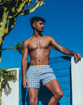 BYRON SWIM SHORT - MYKONOS PRINT