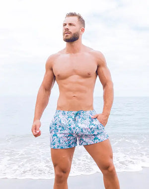 S50 CORAL PRINT SWIM SHORT