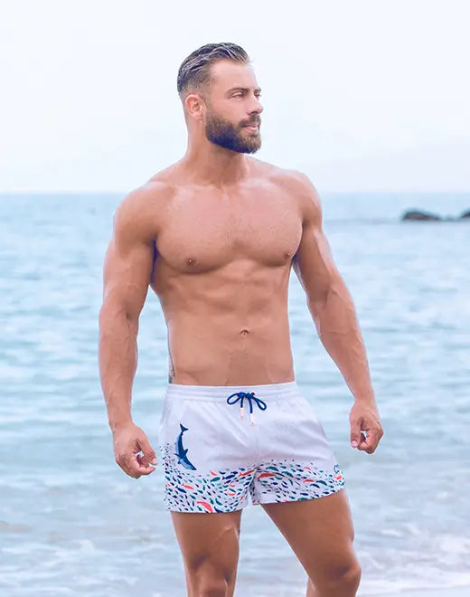 S50 SEASCAPE PRINT SWIM SHORT