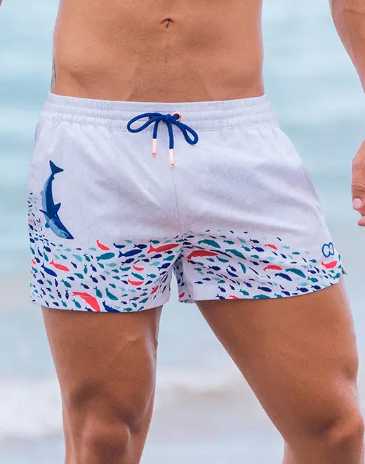 S50 SEASCAPE PRINT SWIM SHORT