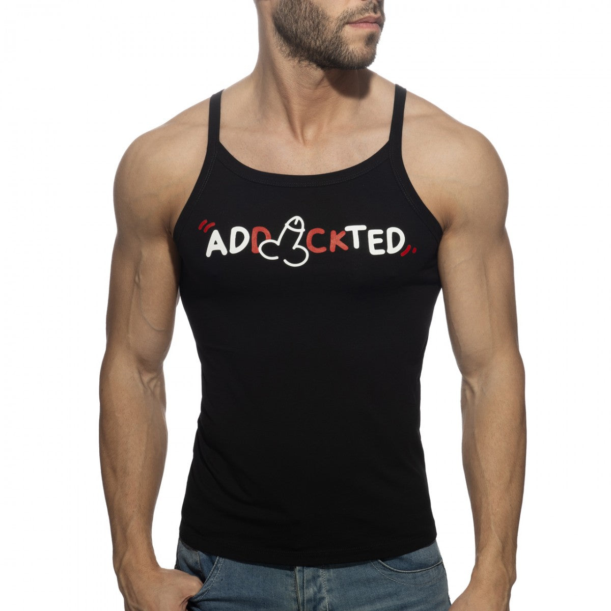 DICK ADDICKTED TANK TOP