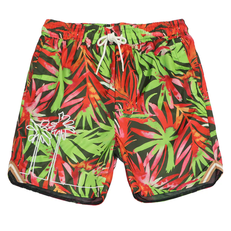 ORIGINAL FABLES SWIM SHORTS -PALM FOREST GREEN