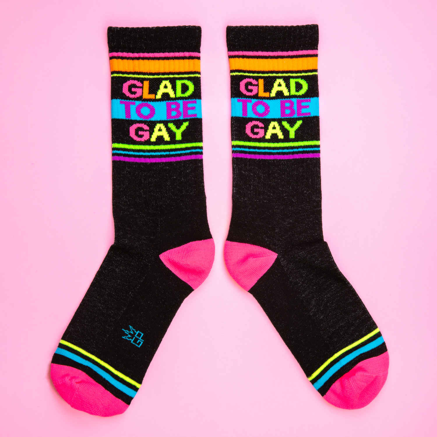 GLAD TO BE GAY CREW SOCKS