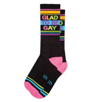 GLAD TO BE GAY CREW SOCKS