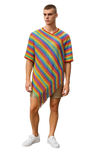 RAINBOW GLITTER PONCHO