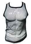 RHINESTONE MESH TANK TOP