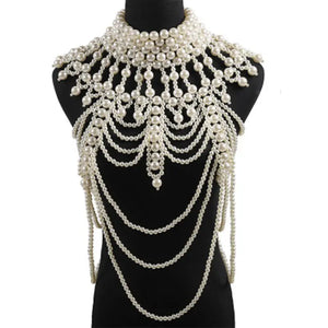 PEARL CHEST NECKLACE