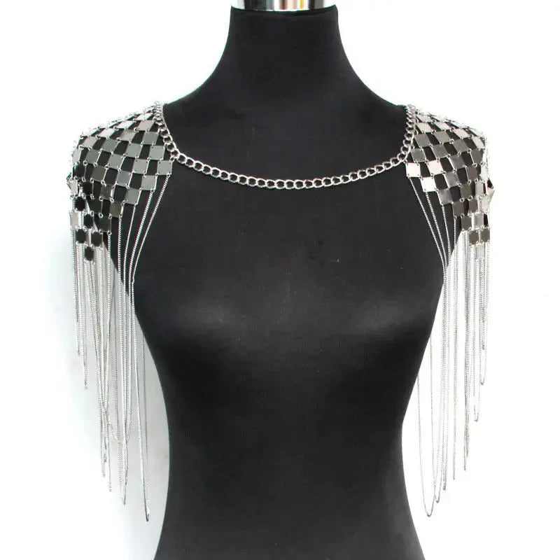SHOULDER TASSEL NECKLACE