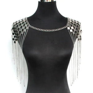 SHOULDER TASSEL NECKLACE