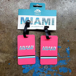 MIAMI LUGGAGE TAG / SET OF 2