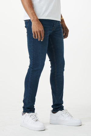 VAQUEROS DE DENIM DE AJUSTE AJUSTADO