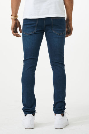VAQUEROS DE DENIM DE AJUSTE AJUSTADO