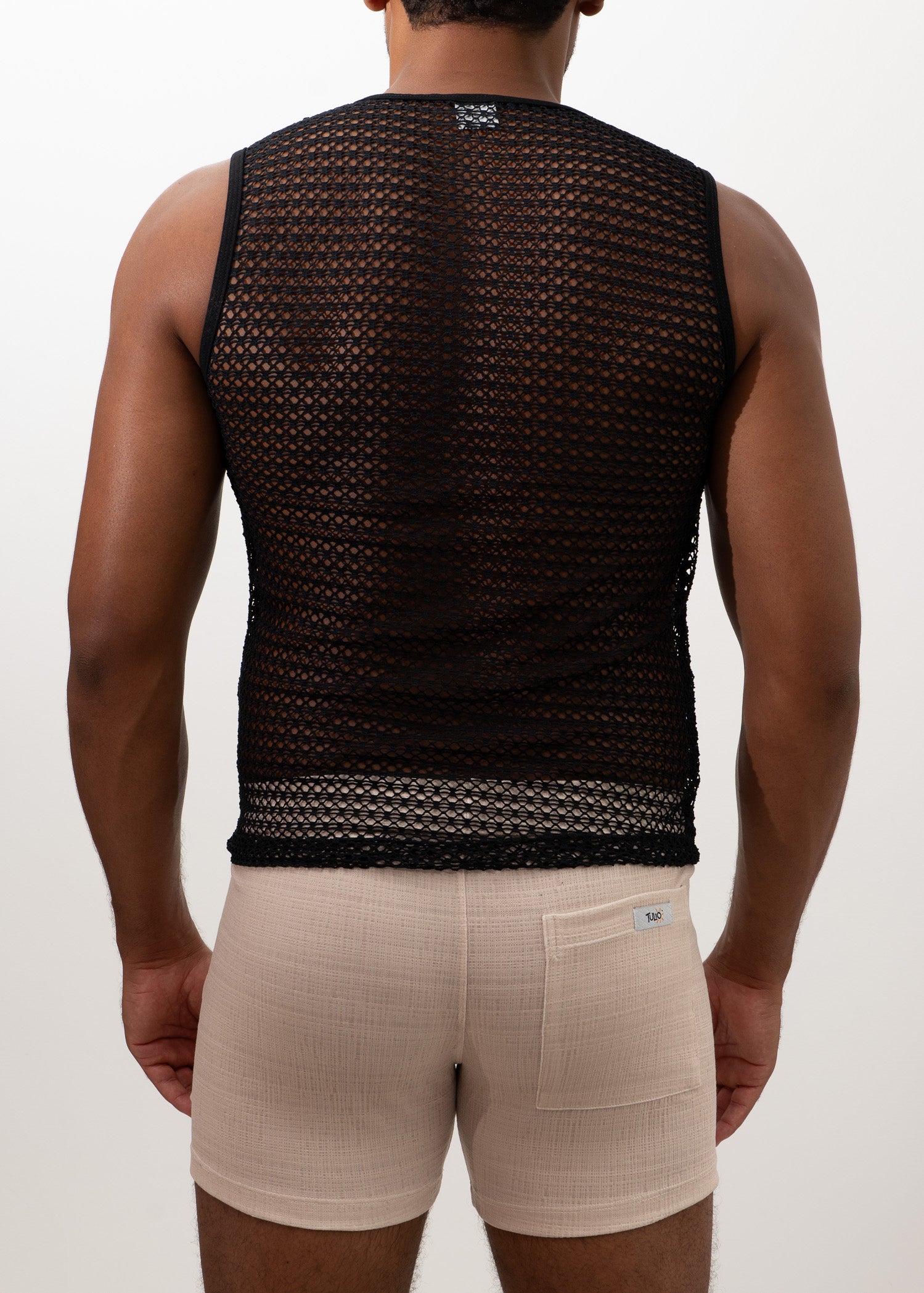 CROCHET MUSCLE TANK TOP