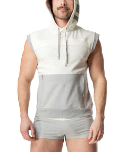 DUAL SLEEVELESS HOODIE