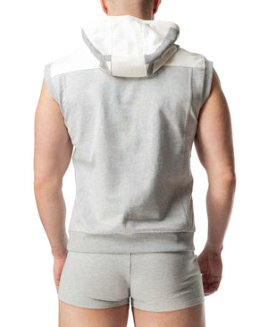 DUAL SLEEVELESS HOODIE