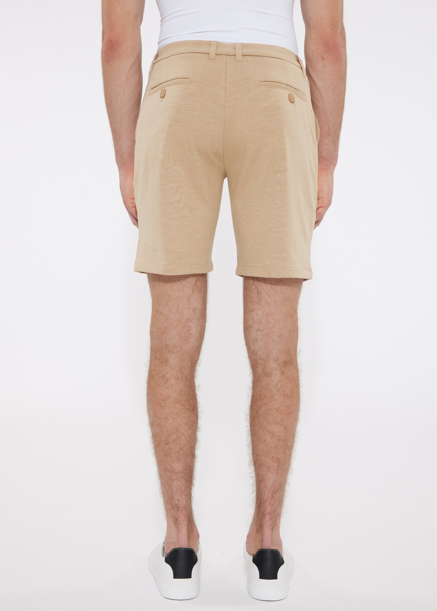 SOLID STRETCH KNIT SHORT