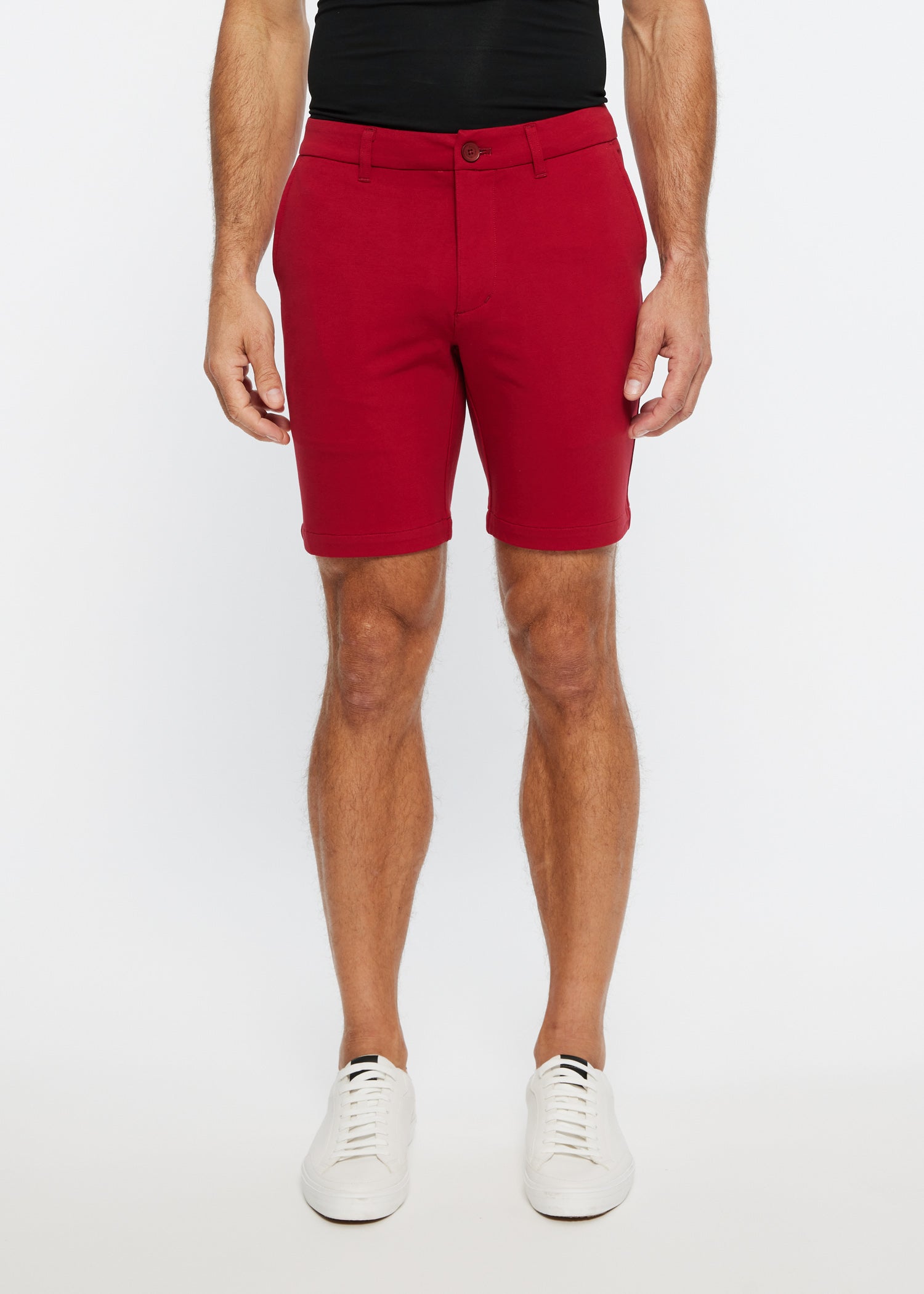 SOLID STRETCH KNIT SHORT