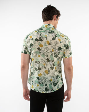 LIGHTWEIGHT COTTON SILK S/S SHIRT