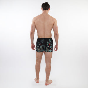 PRINTED SWIM SHORT W/ MESH LINING