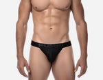 WHISPER BLACK JOCKSTRAP