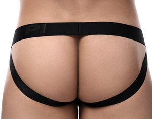 WHISPER BLACK JOCKSTRAP