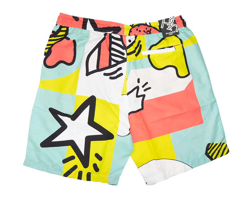 REASON GRAPHIC SWIM SHORT