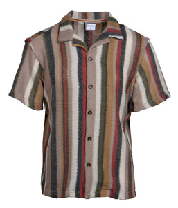 SMASH S/S STRIPE BUTTON DOWN SHIRT