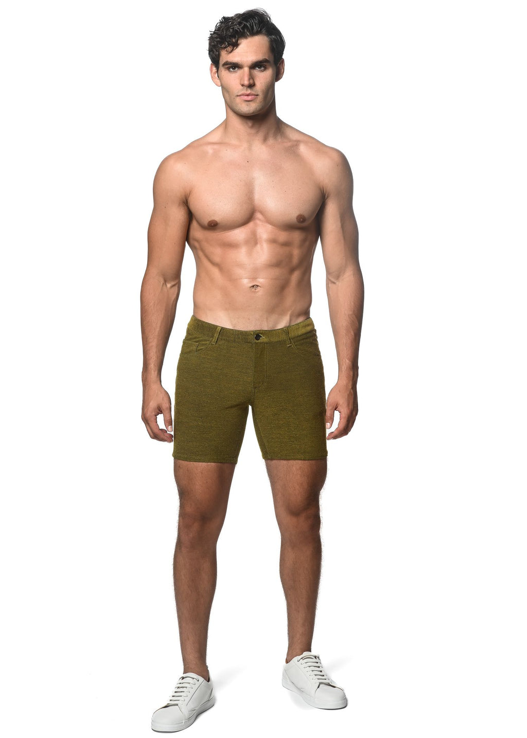 LOOPBACK STRETCH KNIT SHORT