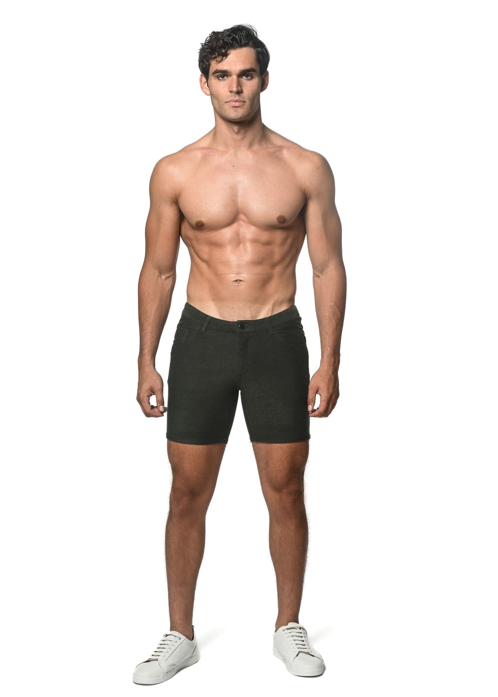 LOOPBACK STRETCH KNIT SHORT