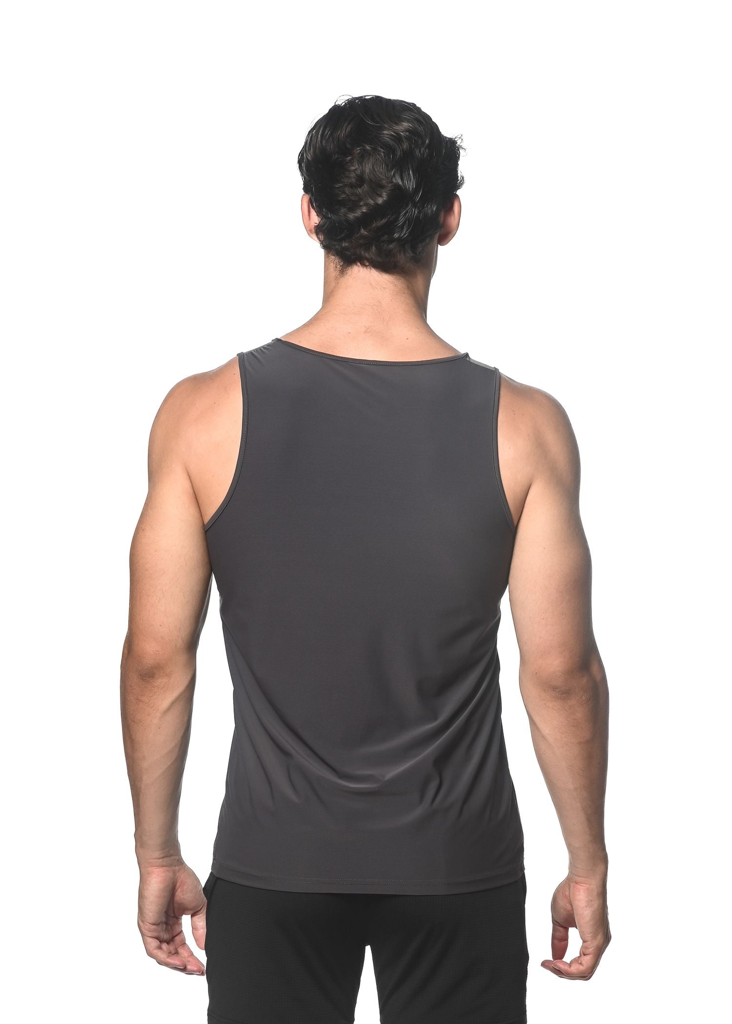 TEXTURED STRETCH MESH PERFORMANCE TANK