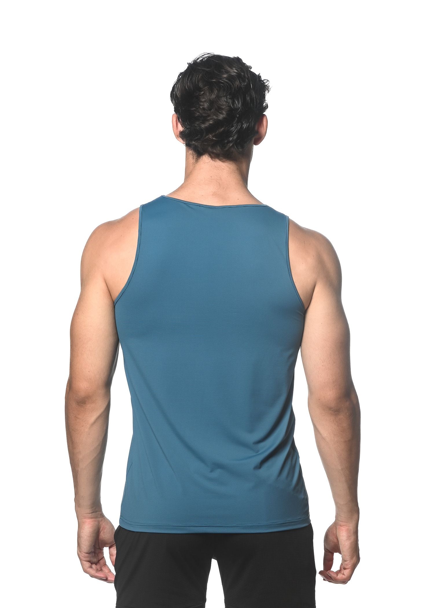 TEXTURED STRETCH MESH PERFORMANCE TANK