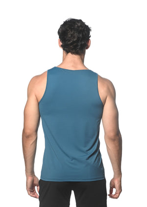 TEXTURED STRETCH MESH PERFORMANCE TANK