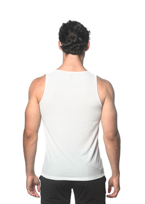 WAFFLE STRETCH MESH PERFORMANCE TANK