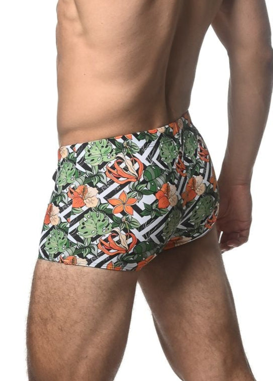 FLORAL PRINTED SWIM TRUNK