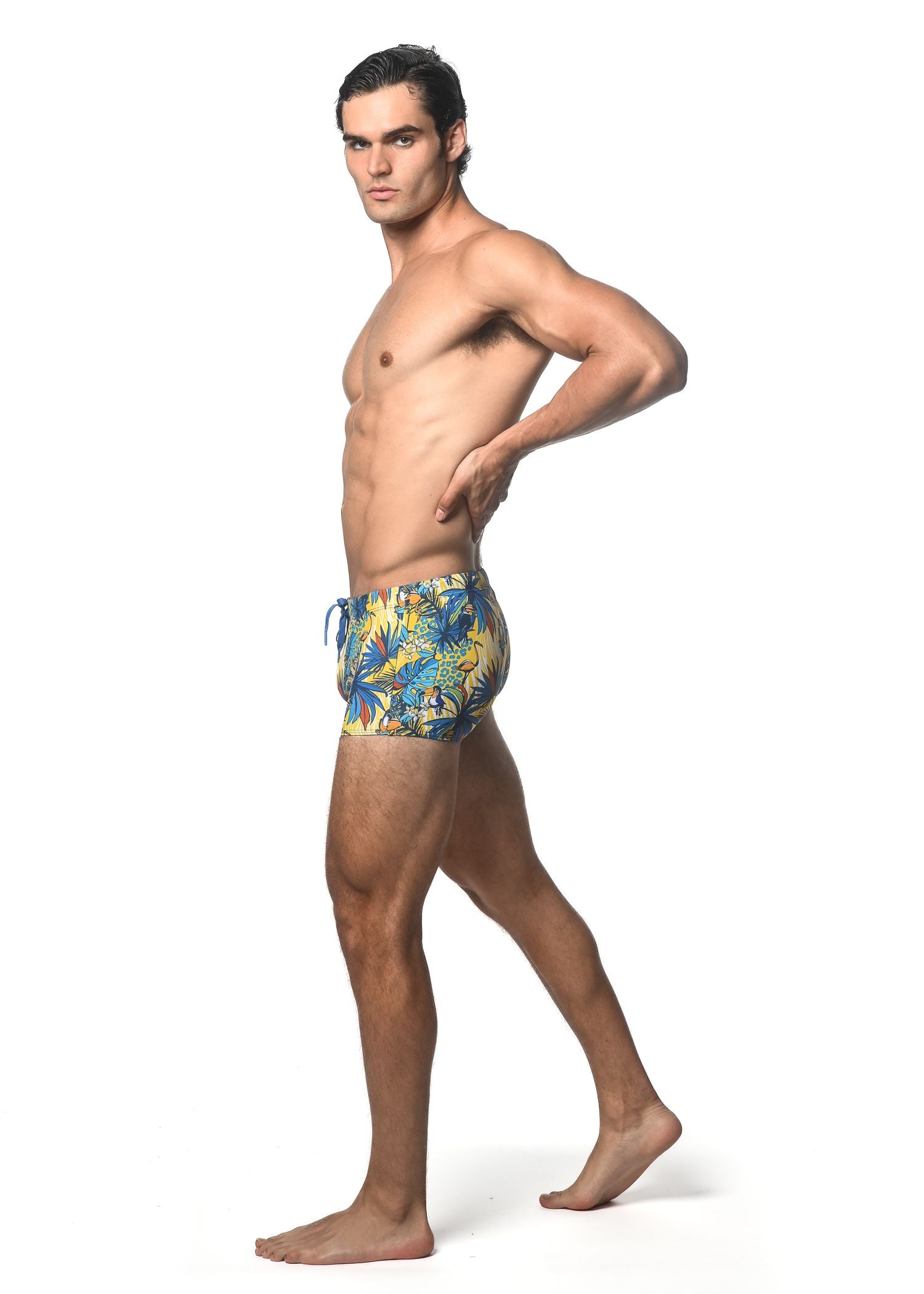 JUNGLE PRINTED SWIM TRUNK