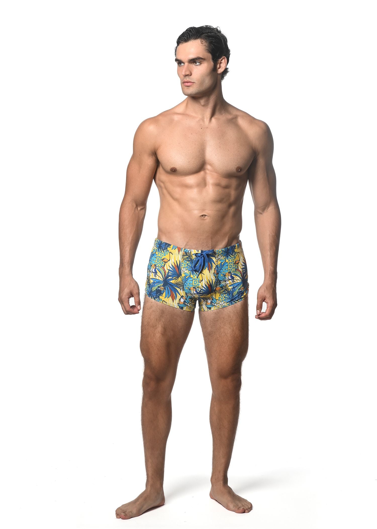 JUNGLE PRINTED SWIM TRUNK