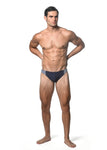 SIDE STRIPES WITH BUCKLE SWIM BRIEF