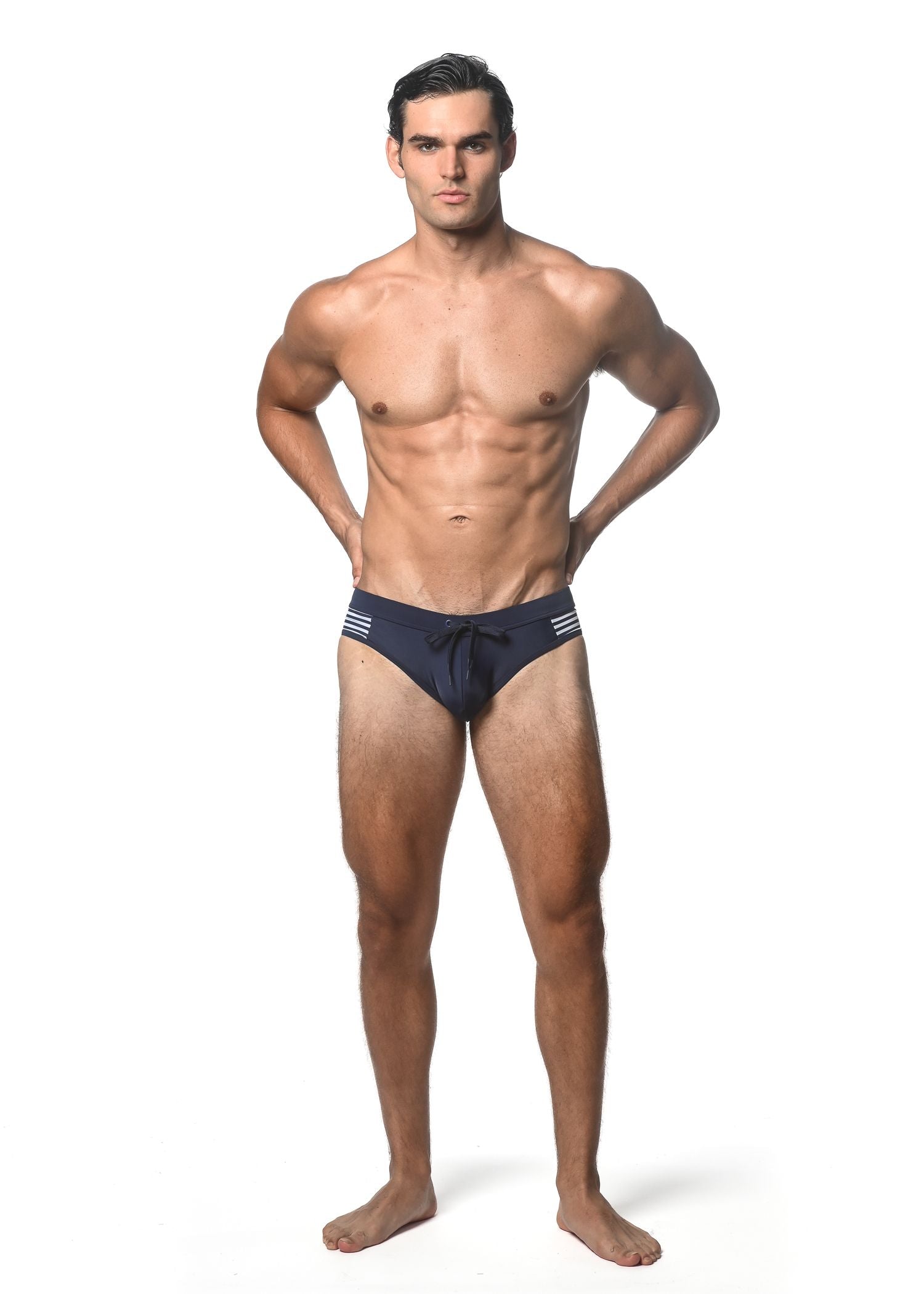 SIDE STRIPES PANEL SWIM BRIEFS