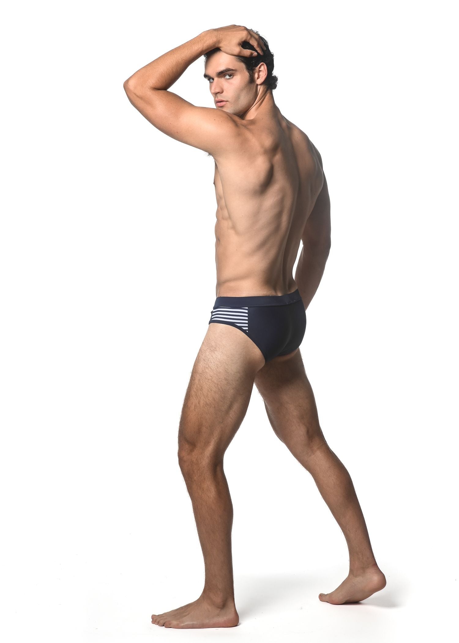 SIDE STRIPES PANEL SWIM BRIEFS