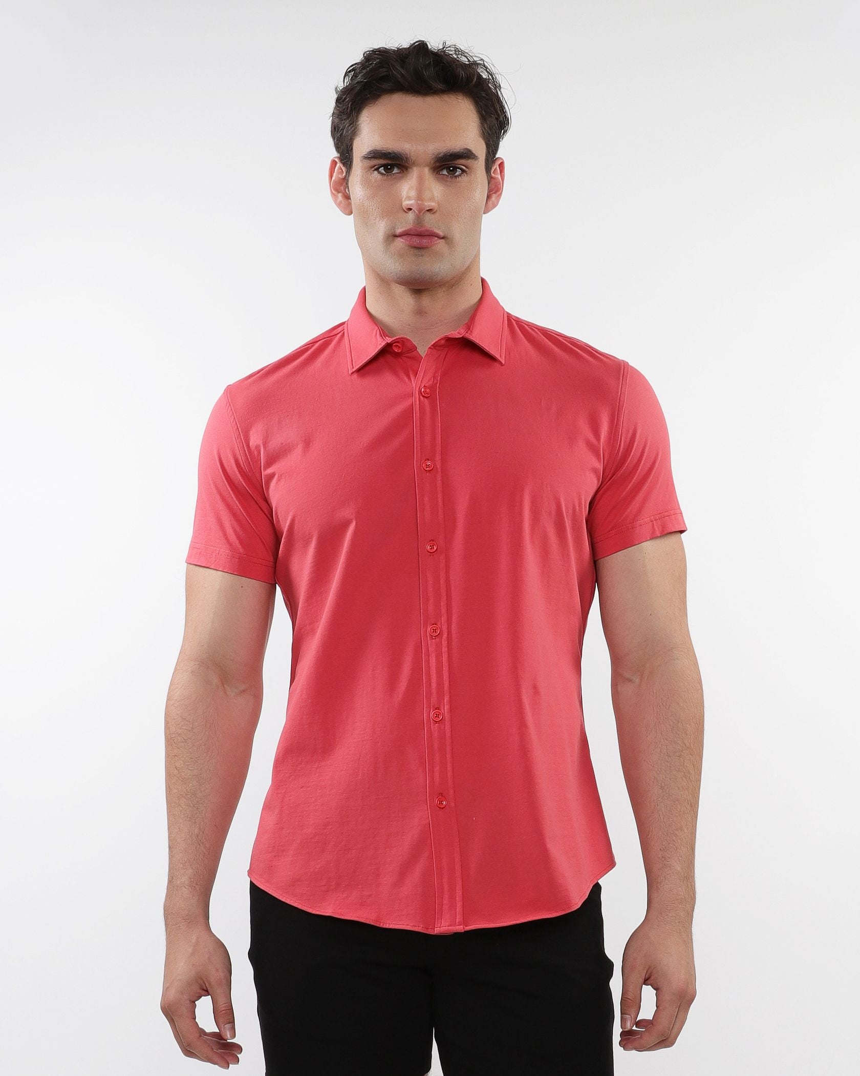 STRETCH KNIT SHIRT