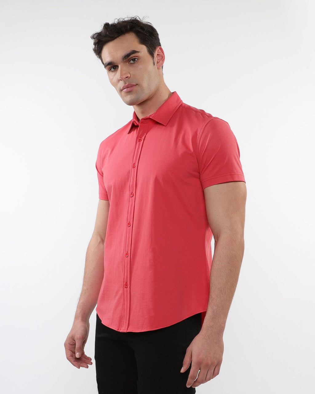 STRETCH KNIT SHIRT