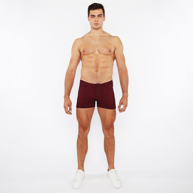 PANTALÓN CORTO DE PUNTO ELÁSTICO DE 3"