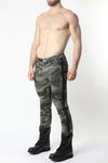 SADDLE DENIM CAMOUFLAGE PANT