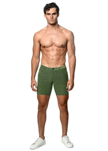 LOOPBACK STRETCH KNIT SHORT