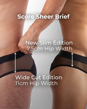 SCORE SHEER BRIEF