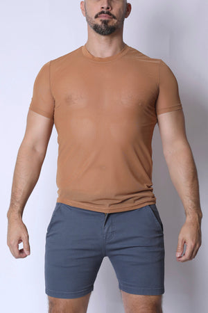 CAMISETA CORTA DE ENCAJE POSITANO