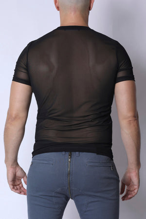 CAMISETA CORTA DE ENCAJE POSITANO
