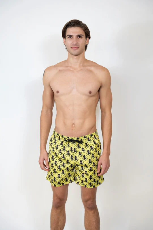BAÑADOR CON ESTAMPADO DE PULPO