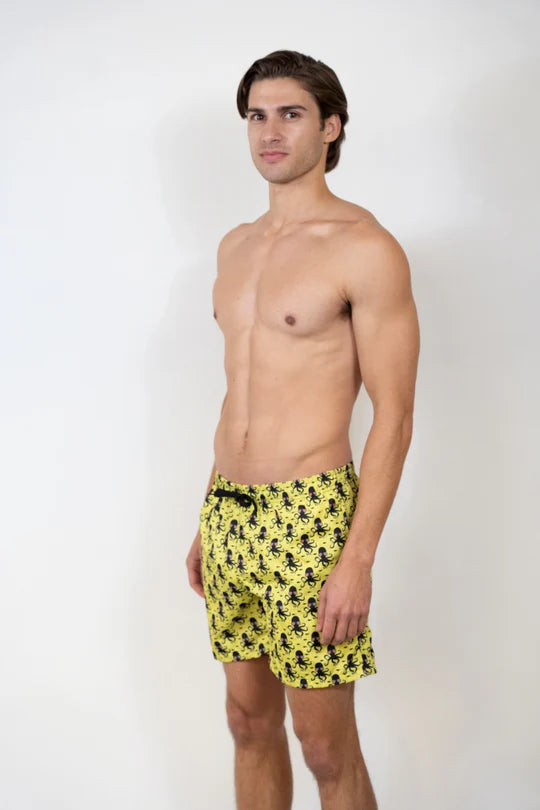 BAÑADOR CON ESTAMPADO DE PULPO