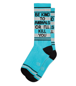 BE KIND TO ANIMALS CREW SOCKS